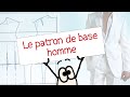 Le patron de base buste homme  tuto couture homme  patron couture gratuit