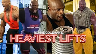 Ronnie Coleman HEAVIEST Lifts EVER | Compilation