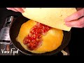 Накрываю ЯИЧНИЦУ тортильей! Вкусный ЗАВТРАК за считанные минуты!!!