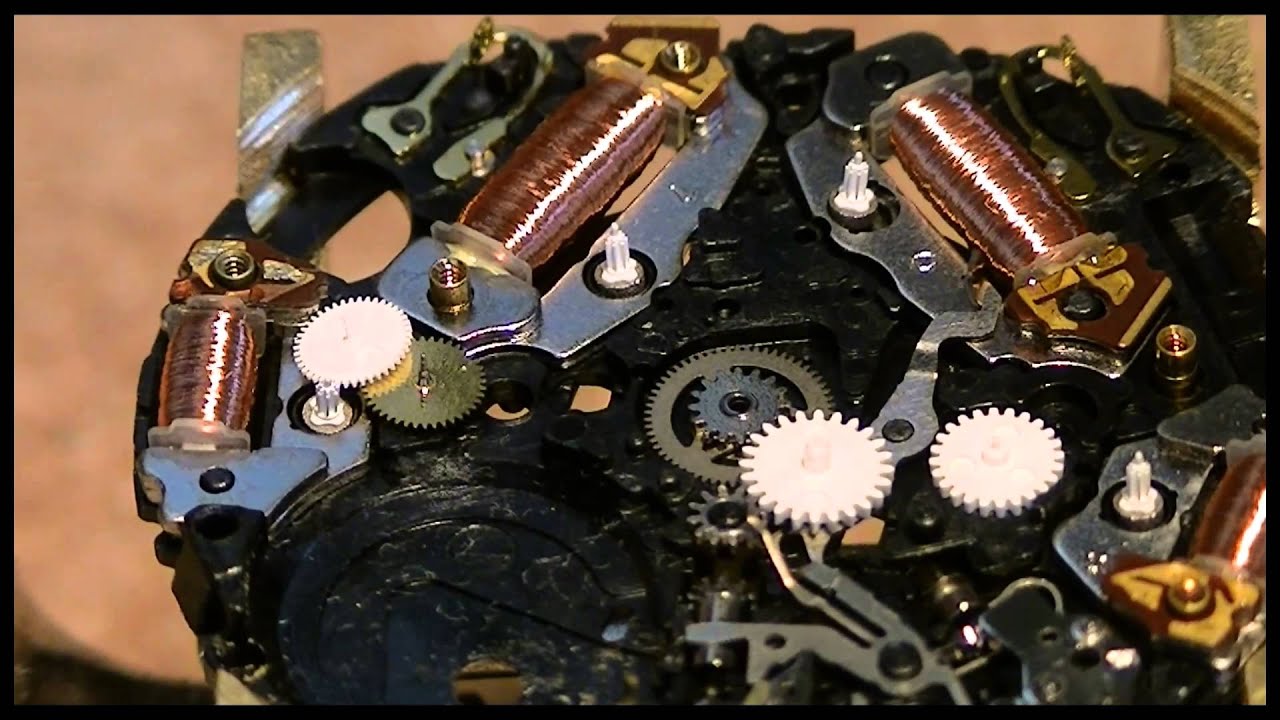 How to disassemble a 7T32 movement - Part 3 - YouTube