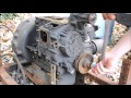 Kubota D905 Diesel Engine BREAK DOWN Time Lapse