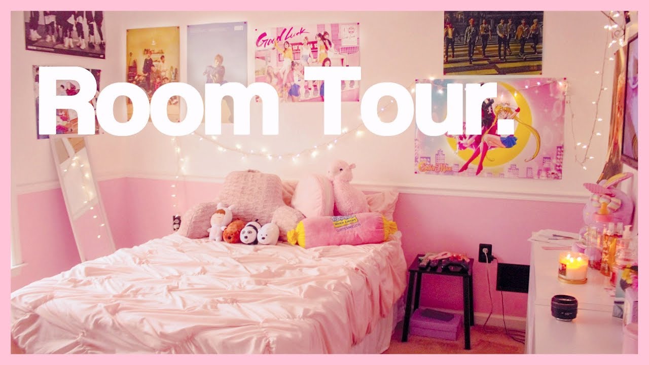  KPOP  ROOM  TOUR 2020 PINK KAWAII AESTHETIC  YouTube