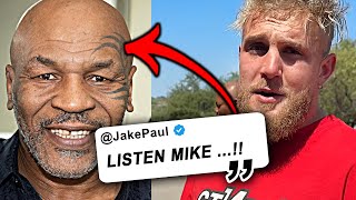 JAKE PAUL SENDS A MESSAGE TO MIKE TYSON