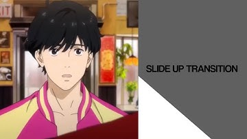 Slide up transition on video star (idk what to call it-)