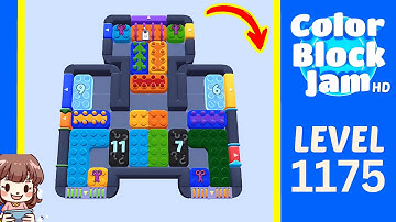 Color Block Jam Level 1175 Solution Walkthrough