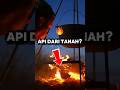 CARA MEMBUAT API SUPER EFISIEN DI ALAM LIAR HANYA DENGAN TANAH #shorts #short #shortsviral