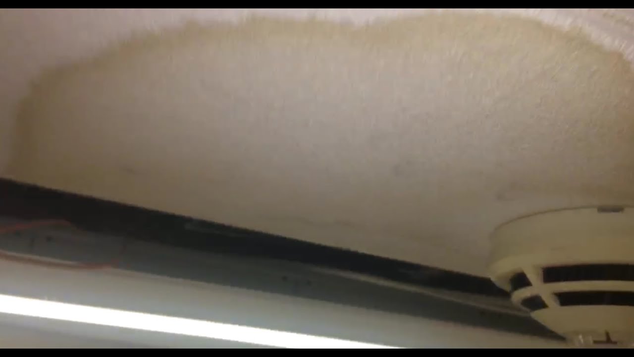 Air conditioning unit leaking water broken drip tray YouTube