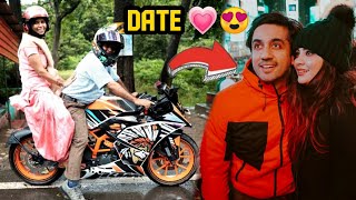I TOOK MY DAD AND MOM ON A DATE ON KTM 💛💑 LIKE MUMBIKER NIKHIL AND SHANICE SHRESTHA GO 💖