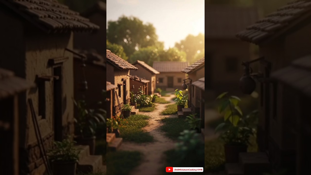 Mini Morning Breakfast 🌅🍳 Village Life ASMR #shorts