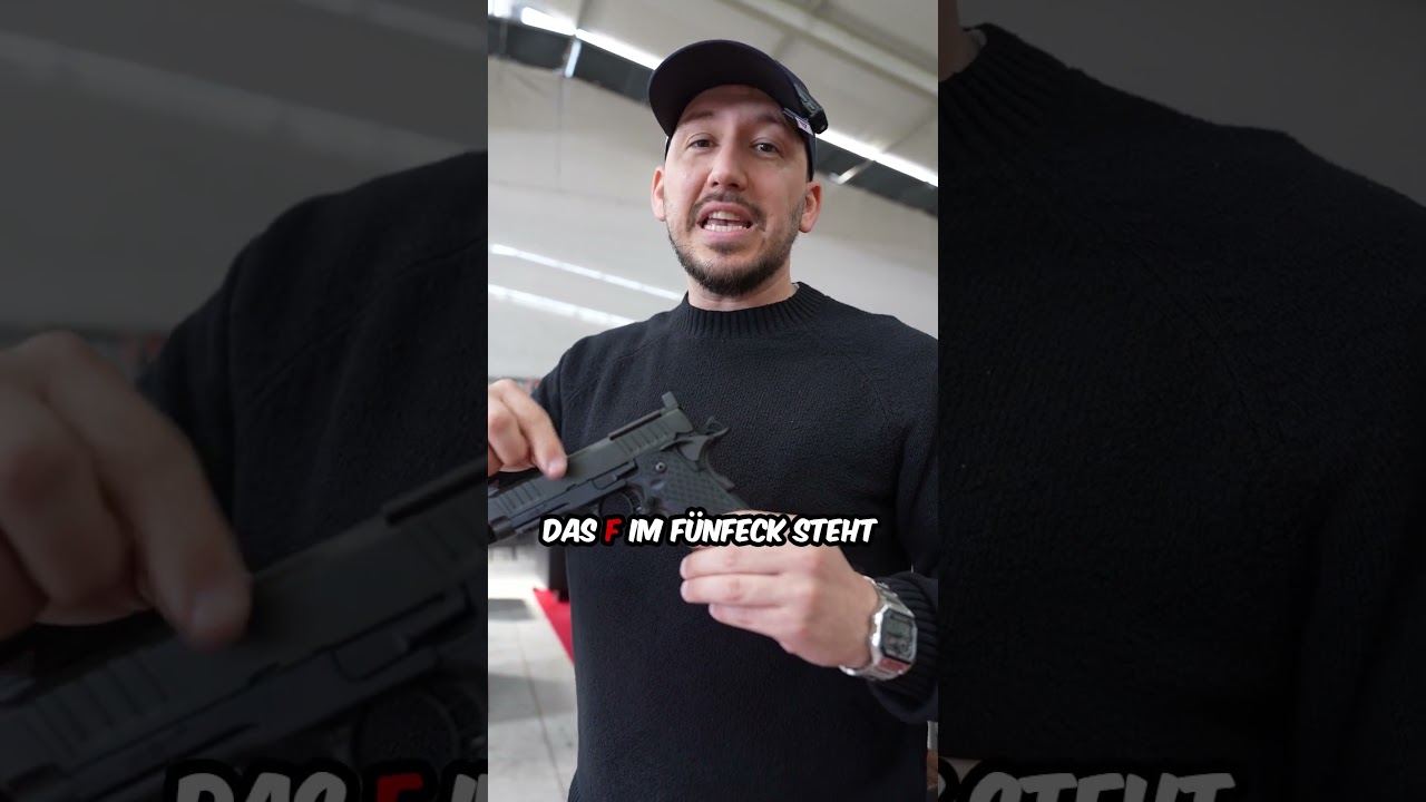 Freie Waffe ab 18. Das F im Fünfeck!