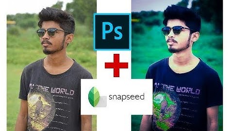 Lightroom & snapseed retouch edit || how to colourful dslr photo tutorial 2018