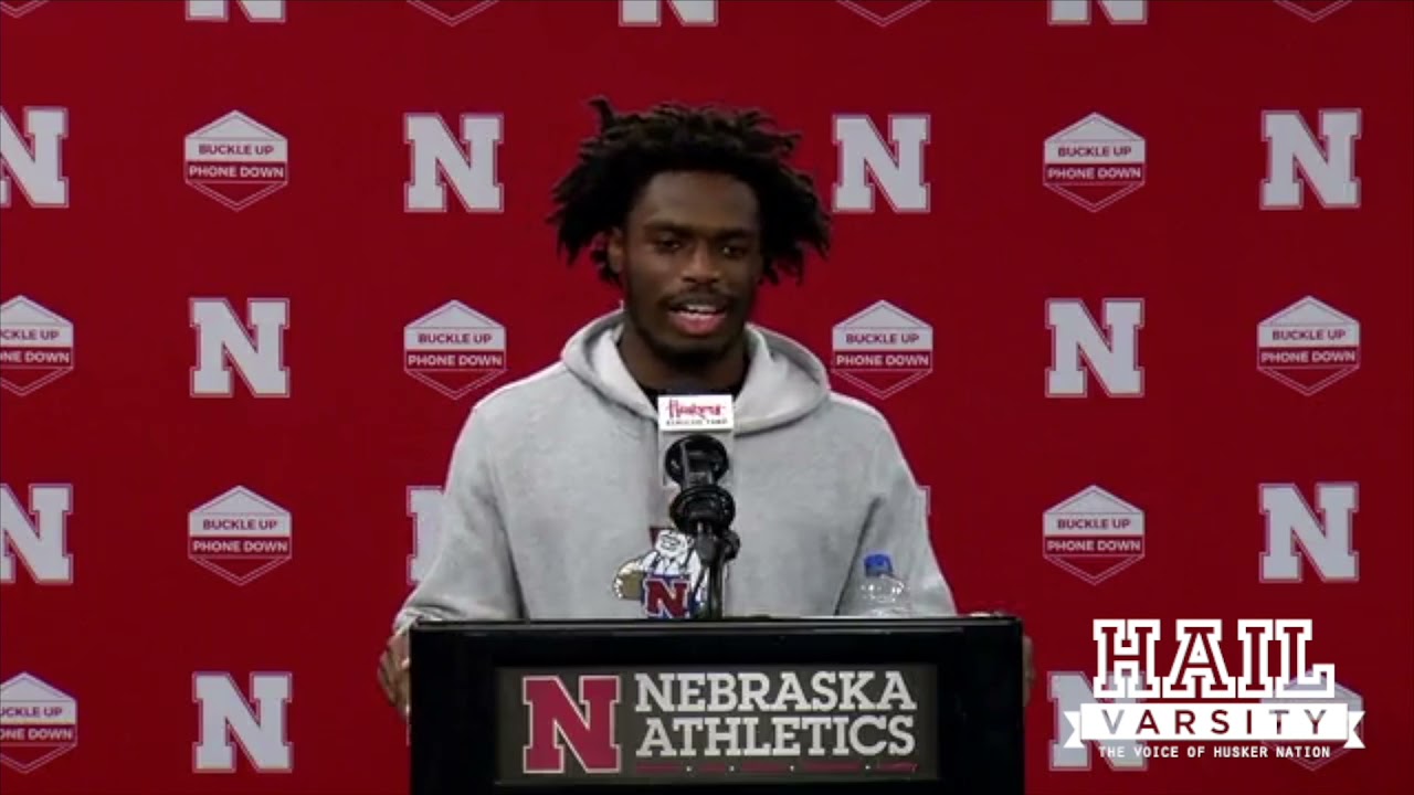 Nebraska Football Rahmir Johnson Talks Michigan Game Loss YouTube