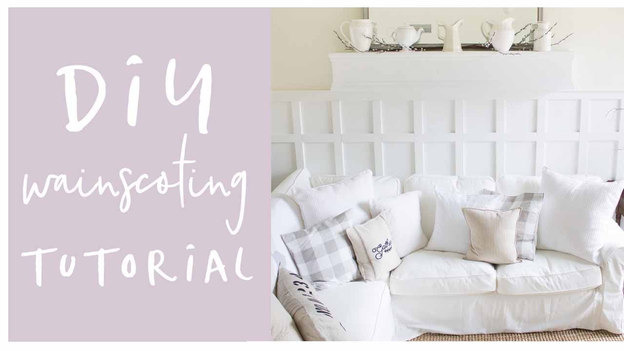 DIY Wainscoting Video Tutorial - YouTube