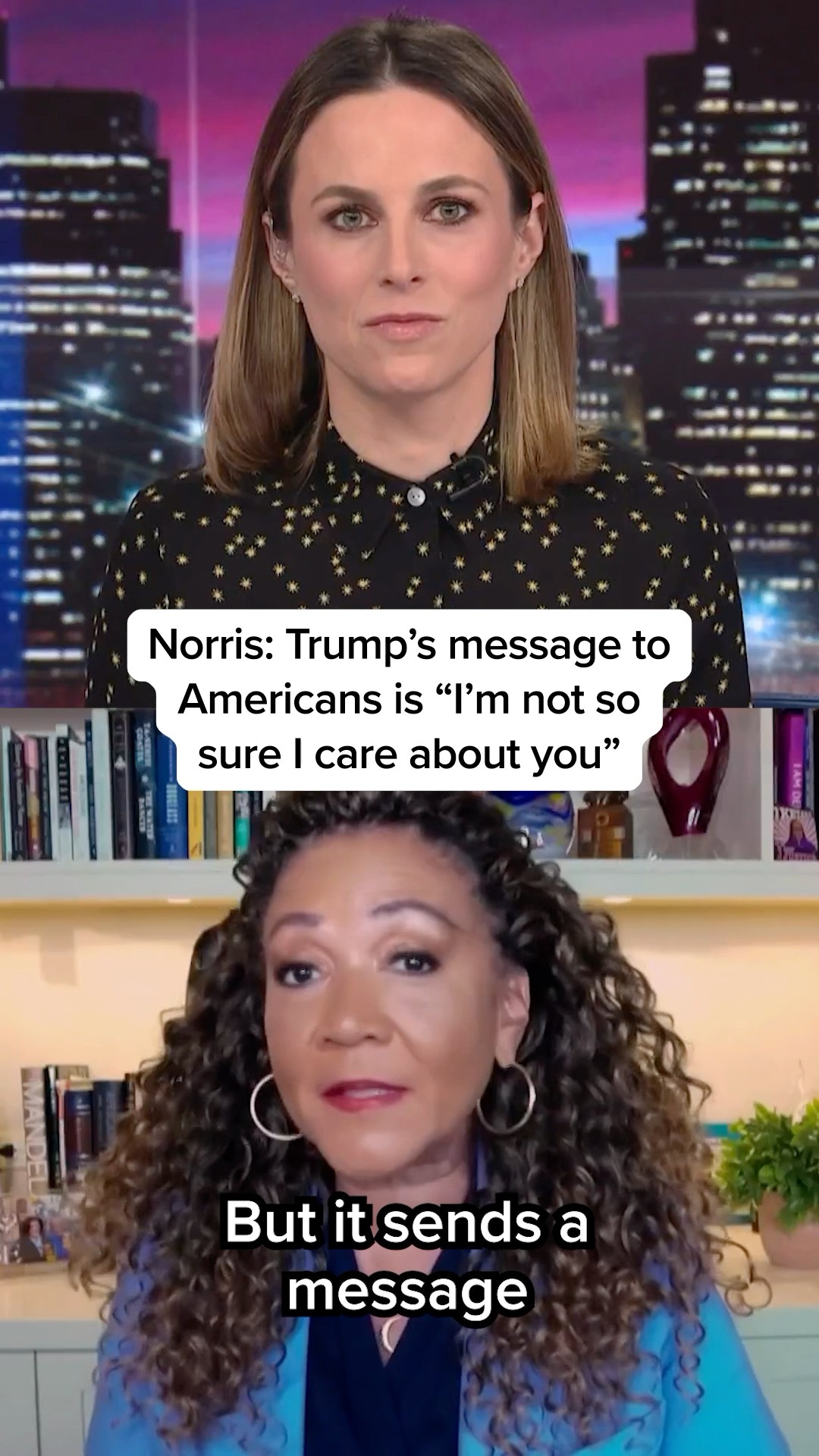 Norris: Trump's message to Americans is 'I'm not so sure I care about you'