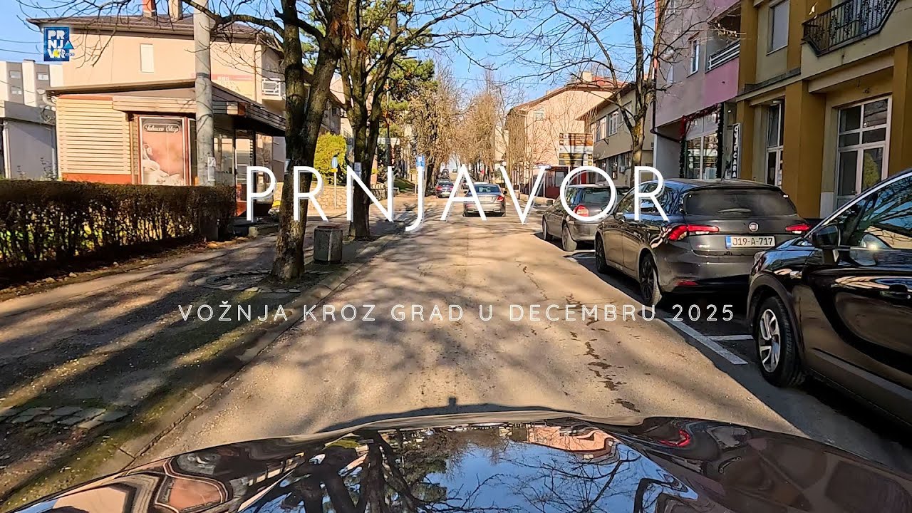 Vožnja kroz Prnjavor – sunčani decembarski dan