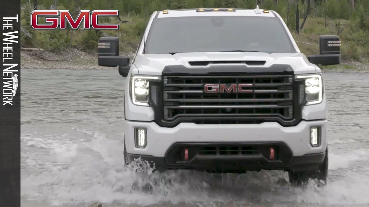 2020 GMC Sierra AT4 HD Road & Trail Driving, Interior - YouTube