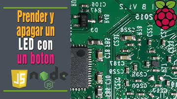#IoT | Raspberry : PRENDER y APAGAR un LED con un pulsador/boton/switch usando Javascript y Node