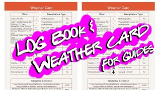 Log Book and Weather Card for Guides screenshot 2