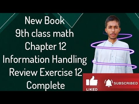 " New book 9th class math Chapter 12 Information Handling Review ...