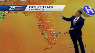 Scattered showers to be expected on Tuesday