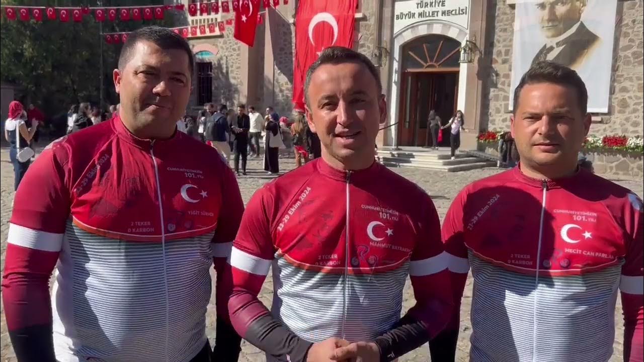 Fethiyeli cesur pedallar ATA'mızın huzurunda