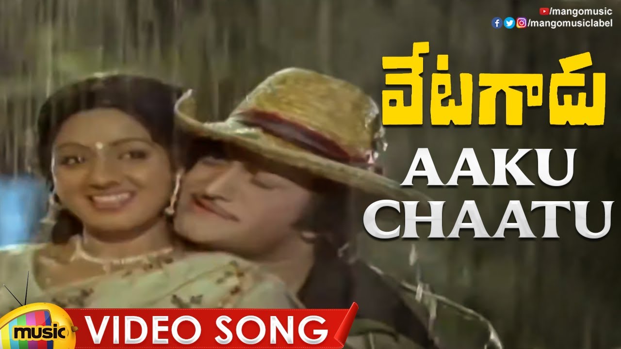 NTR  Sridevi Hit Songs  Aaku Chaatu Video Song  Vetagadu Movie Songs  NTR  Sridevi Mango Music