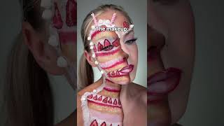 HOW IS THIS MAKEUP 🤯#creativemakeup #makeup