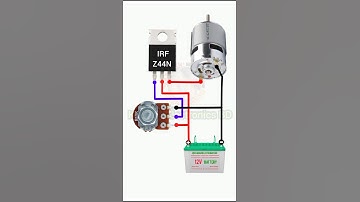12 voltage Dc motor speed controller circuit #khairunelectronicsbd #shorts #project #circuit