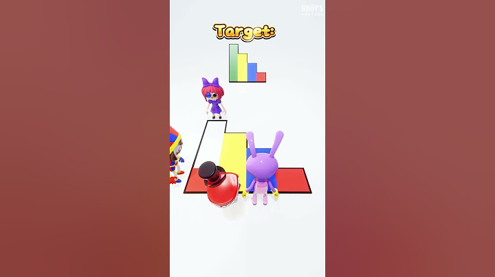 Amazing Digital Circus Painting Color Match Puzzle Game #shorts #theamazingdigitalcircus