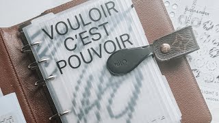 Planner Flip: Monthly & Weekly Agenda | Louis Vuitton MM Agenda with True A6 Inserts