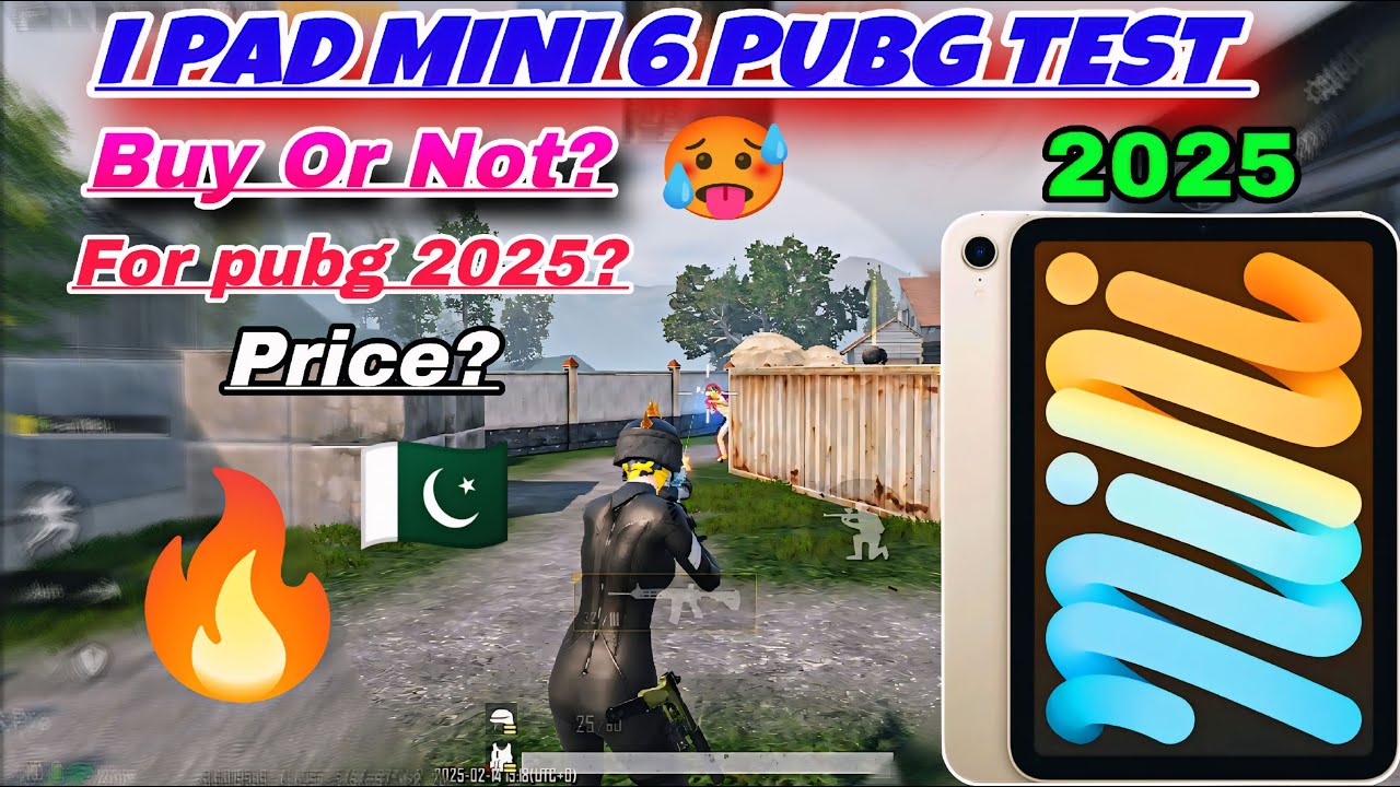 ipad mini 6 pubg test 2025 🔥 | I pad mini 6 pubg mobile bgmi test | price | graphics & fps