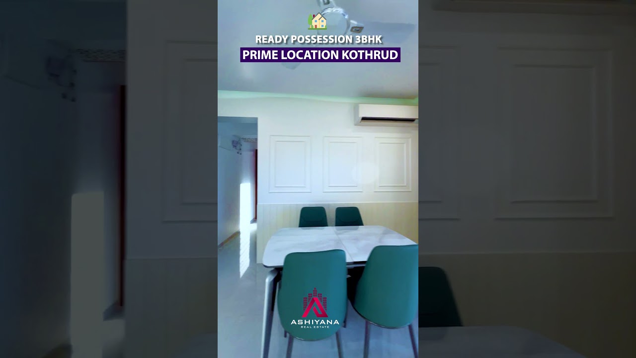 Ready Possession!! 3 BHK For Sale At Kothrud Near Eklavya College