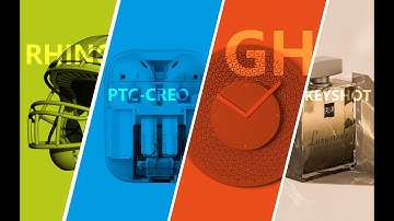 Rhino、ProE Creo、Grasshopper、T-Splines、Keyshot！