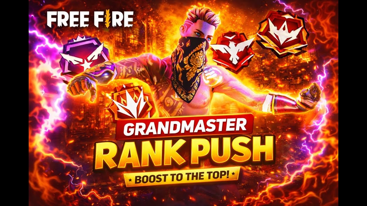 Free Fire Rank Push 💥 | Road to Grandmaster 👑 - YouTube