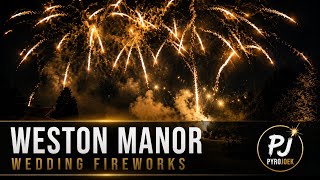 Wedding Fireworks at Weston Manor Hotel,  Ed Sheeran Sapphire