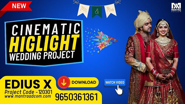 EDIUS Wedding Highlight Project | Mantra Wedding Projects #premierepro #weddingproject