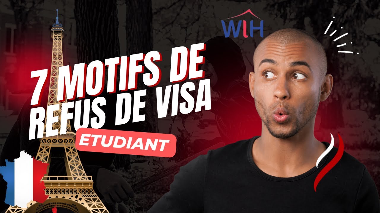 Étudier en France: comprendre les 7 motifs de refus de visa étudiant 🧑