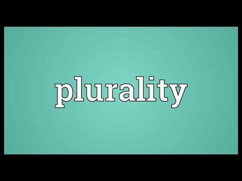 Plurality Meaning