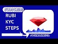 Rubi kyc step by step guide