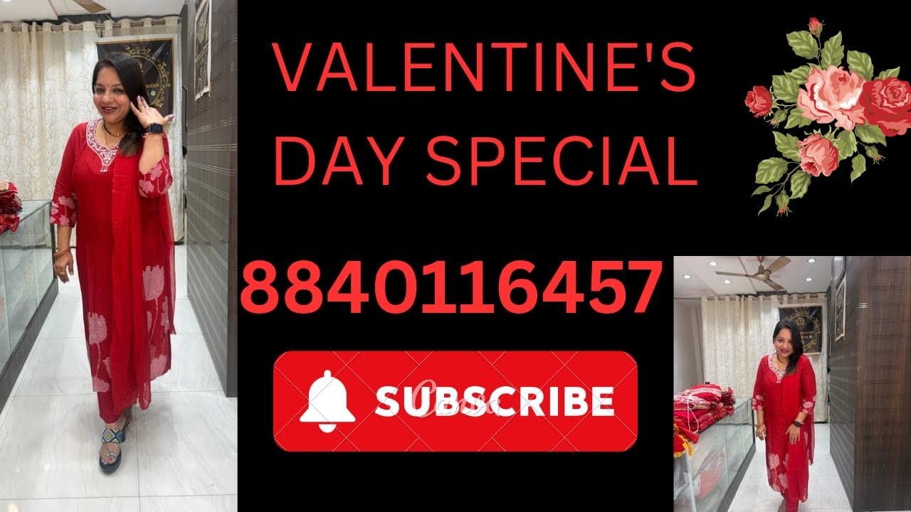 VALENTINES DAY SPECIAL OUTFITS 8840116457 @ethnicwearbypriyanka3113  