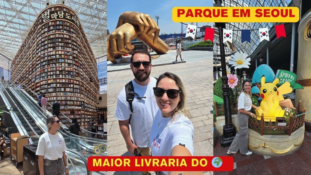 GANGNAM STYLE, PARQUE DE DIVERSÃO E A MAIOR LIVRARIA DO MUNDO: O lado MAIS impressionante de SEOUL!