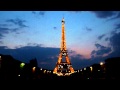 Eiffel Tower &#39;sparkle&#39; millenium illumination