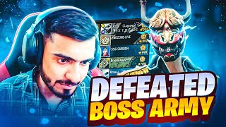 V Badge Boss Army Tried To Break 😡 My Streak 🤯 / Garena - Free Fire