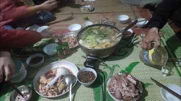 Về ngoại ăn tết, vượt 300 km về ăn tết xứ Mường Thanh Sơn, Phú Thọ