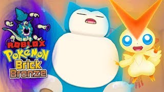 Pokemon Brick Bronze - VICTINI & SNORLAX! (Roblox Pokemon Brick Bronze) #15