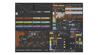 PureData: Chord generator & Drum machine