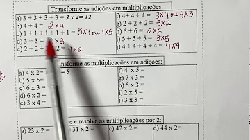 Como transformar adição em multiplicação?