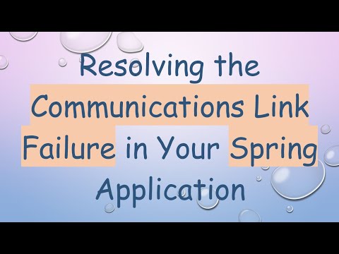 Resolving the Communications