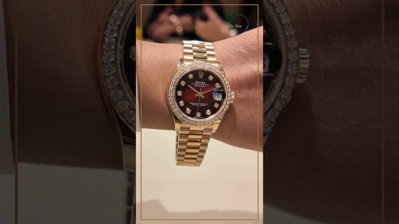 A Dance of Light and Shade: The New Rolex Datejust 31 with a Red Ombré Dial