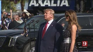 Video: President Donald Trump visits the Daytona 500